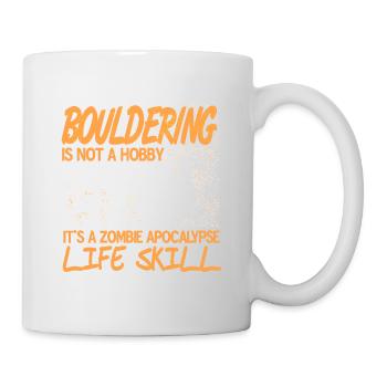 Bloc C’est une compétence de vie d’apocalypse zombie - Mug blanc - blanc - Droite