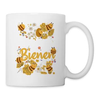 Rettet die Bienen Imker süßes Biene und Bienen - Tasse - Weiß - Rechts