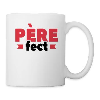 Père-FEC Idée Cadeau D'amour Pour Papa - Mug blanc - blanc - Droite