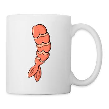 Sushi Shrimp Halloween Kostüm Sushi Liebhaber - Tasse - Weiß - Rechts