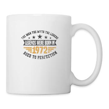 Legends were born in 1972 born 1972 birthday - Mug - white - Right