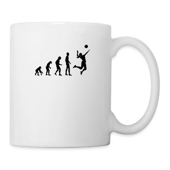 Volleyball Evolution - Tasse - Weiß - Rechts