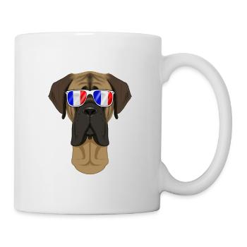 Mastiff France Sunglasses I French Flag - Tasse - Weiß - Rechts