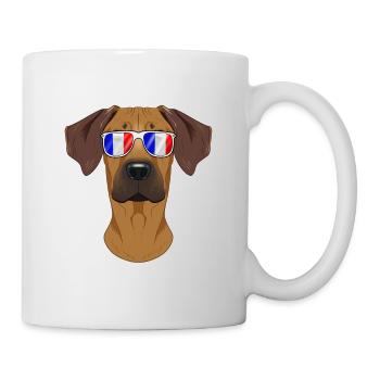 Rhodesian Ridgeback France Lunettes de soleil I Français - Mug blanc - blanc - Droite