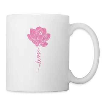 Lotus Flower Plant Flower Lotus Flower Garden - Mug - white - Right
