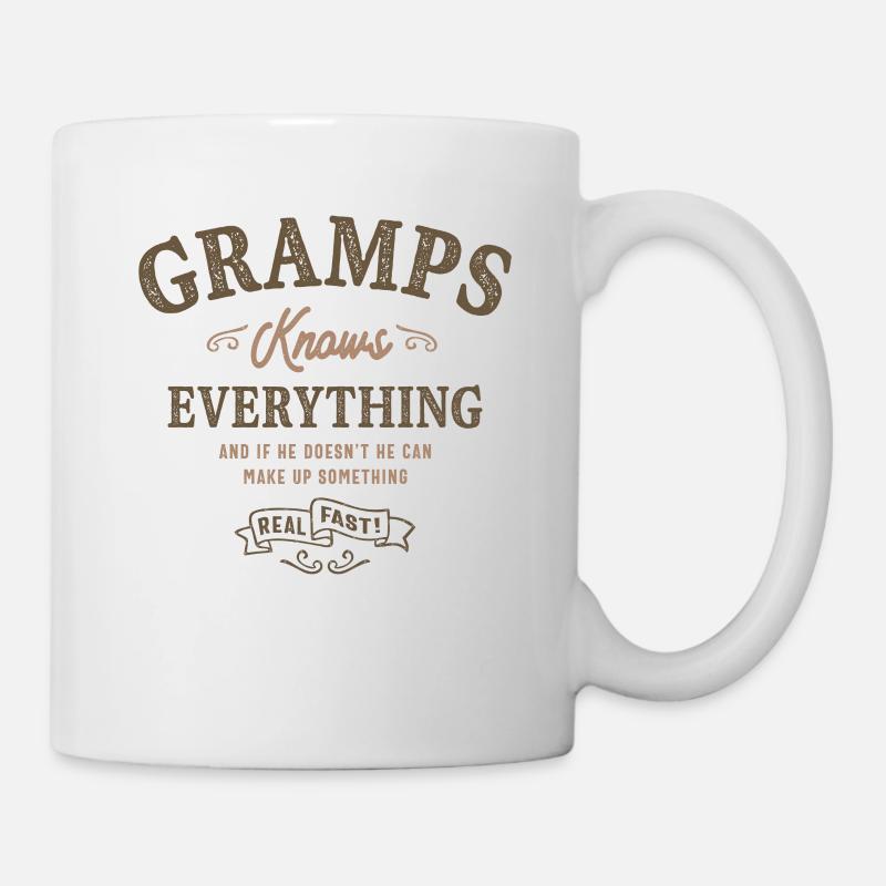 Gramps Knows Everything - Mug - white