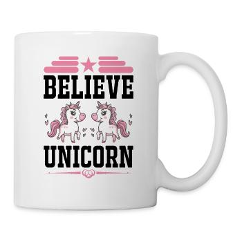 Croyance en la licorne Licorne - Mug blanc - blanc - Droite