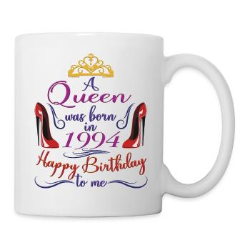 1994 Queen 30th Birthday For Women 30 Years Old - Mug - white - Right