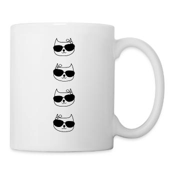 Cat Head Cute Cat Lover - Funny Cat - Mug - white - Right