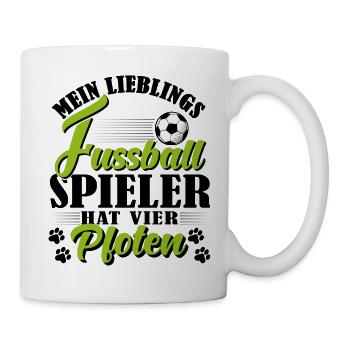 Football Dog Dog Training - Mug - white - Right