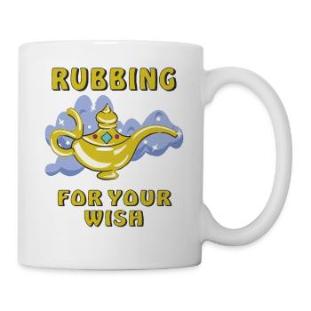 FROTTER POUR VOTRE SOUHAIT - Mug blanc - blanc - Droite