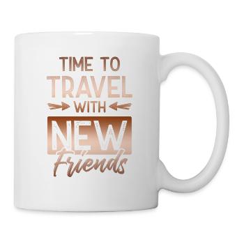 time to travel - Mug - white - Right
