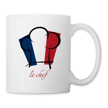 Le Chef. French Food Lover Cook - Mug - white - Right