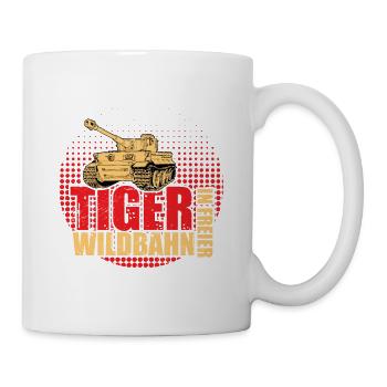 Tiger Panzer 1943 2. Weltkrieg Soldaten Geschenk - Tasse - Weiß - Rechts