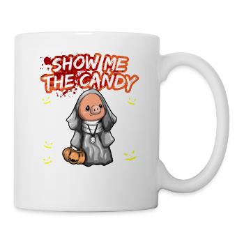 Show Me The Candy Halloween Costume Trick Or Treat - Mug - white - Right