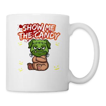 Show Me The Candy Halloween Costume Trick Or Treat - Mug - white - Right