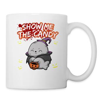 Show Me The Candy Halloween Costume Trick Or Treat - Mug - white - Right