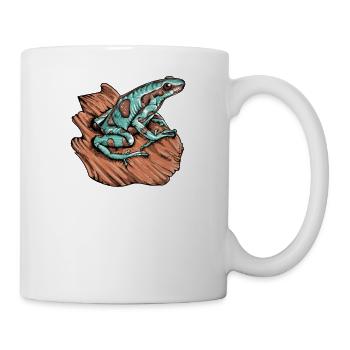 Poison Dart Frog I Toad Frog Motif for Amphibians - Mug - white - Right