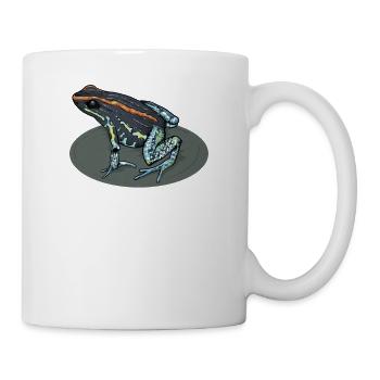 Poison Dart Frog I Toad Frog Motif for Amphibians - Mug - white - Right