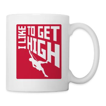 aiment se défoncer - Mug blanc - blanc - Droite