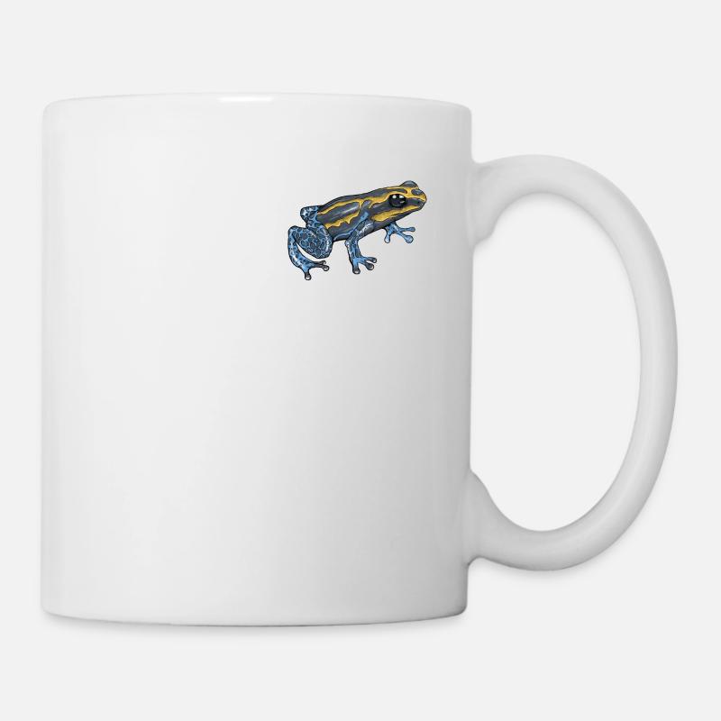 Poison Dart Frog I Toad Frog Motif pour amphibiens - Mug blanc - blanc