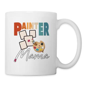 Painter Mama Artist Design for Mother's Day - Mug - white - Right