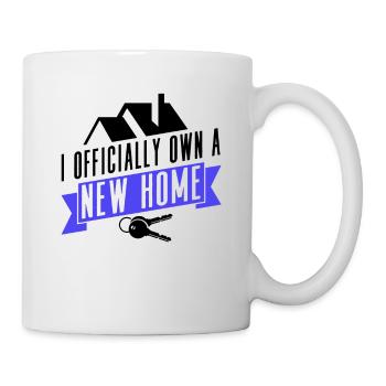 Neuer Hausbesitzer Einweihung Offizielle - Tasse - Weiß - Rechts