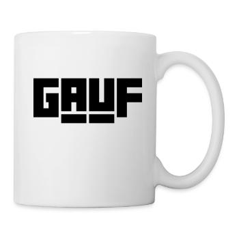 Gauf Arzgebirg Berg Gruß Glück auf - Tasse - Weiß - Rechts