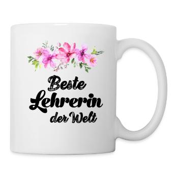 Lehrerin Lieblingslehrerin Klassenlehrerin Lehrer - Tasse - Weiß - Rechts