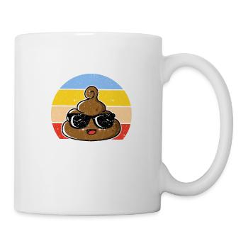 Caca Drôle de Père Noël Pour LeQuel Tu Ne Te fais pas Chier - Mug blanc - blanc - Droite
