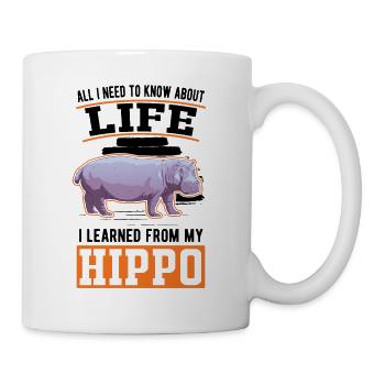 Hippo Gift Hippo Hippo Hippo - Mug - white - Right