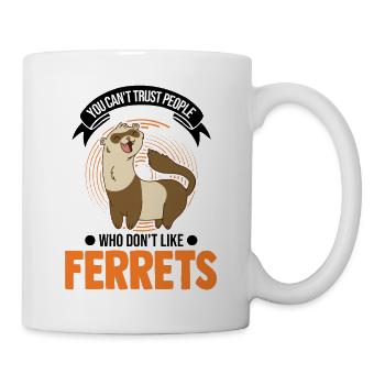 Ferret Lover Ferret Gift - Mug - white - Right