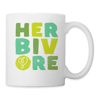 Vegan Vegetarian Vegan Vegetarian Animal welfare - Mug - white - Right