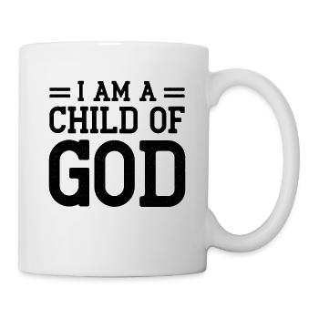 Je suis un enfant de Dieu Chrétien Jésus Religion - Mug blanc - blanc - Droite
