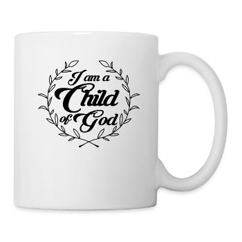 I Am a Child of God Christian Salvation Quote God - Mug - white - Right