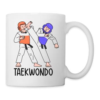 taekwondo - Mug blanc - blanc - Droite