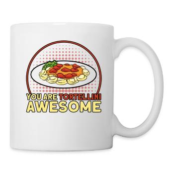 Noodles Noodle Lover Lasagne Spaghetti Cadeau - Mug blanc - blanc - Droite