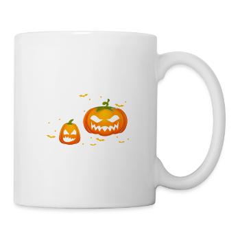 Queen Of The Pumpkin Awesome Halloween T-Shirt - Mug - white - Right