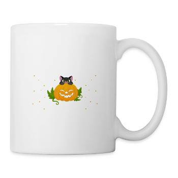 Scary Movies Pumpkin Spice Funny Halloween Tee - Tasse - Weiß - Rechts
