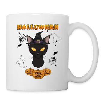 Bombay Cat Lover I Happy Halloween - Mug - white - Right