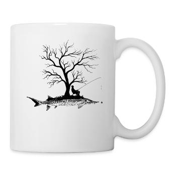 Graphic Tree - Fish Sturgeon - Mug - white - Right