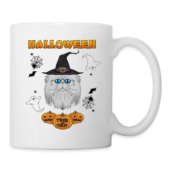 Persian Cat Lover I Happy Halloween - Mug - white - Right