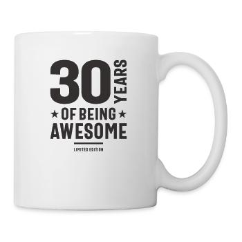 30 ans d’être génial 30e anniversaire - Mug blanc - blanc - Droite