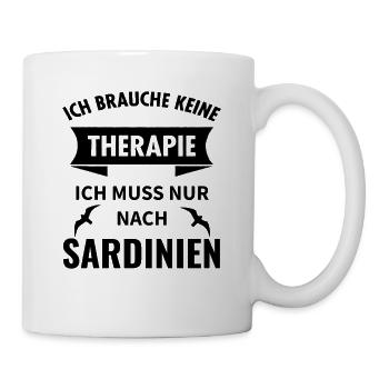 Sardinien Urlaub Sardegna Italien Geschenk Idee - Tasse - Weiß - Rechts