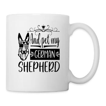 Alles was du brauchst ist Liebe und ein Hund - Tasse - Weiß - Rechts