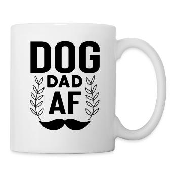 Dog Papa Af - Mug - white - Right