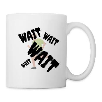 T-shirt design saying funny jogger meme gift - Mug - white - Right