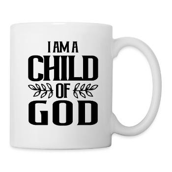 Je suis un enfant de Dieu Chrétien Jésus Religion - Mug blanc - blanc - Droite