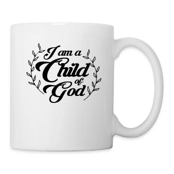 Je suis un enfant de Dieu Chrétien Jésus Religion - Mug blanc - blanc - Droite
