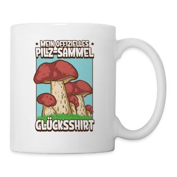 Pilzsammler Pilz Sucher - Tasse - Weiß - Rechts